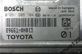 БЛОК УПРАВЛЕНИЯ TOYOTA AYGO 1.0 0261208704 89661-0H013