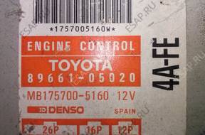БЛОК УПРАВЛЕНИЯ TOYOTA CARINA 1.8   89661-05020