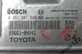 БЛОК УПРАВЛЕНИЯ TOYOTA CITROEN 0261201640 89661-0H041