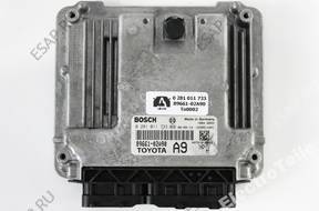 БЛОК УПРАВЛЕНИЯ Toyota corolla 0281011733 89661-02A90