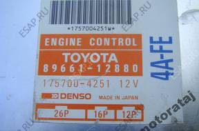 БЛОК УПРАВЛЕНИЯ TOYOTA COROLLA 8966112880 1757004251 12V
