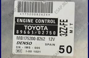 БЛОК УПРАВЛЕНИЯ TOYOTA COROLLA E12 1.6 89661-02750 3ZZ-FE