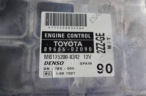 БЛОК УПРАВЛЕНИЯ TOYOTA COROLLA E12 1.8 B 89666-02090