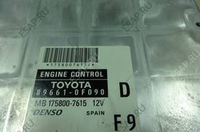 БЛОК УПРАВЛЕНИЯ   Toyota  Corolla Verso 89661-0F090