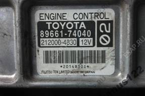 БЛОК УПРАВЛЕНИЯ TOYOTA IQ 1.0 89661-74040 212000-4830
