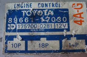 БЛОК УПРАВЛЕНИЯ   TOYOTA MR2 89661-17030