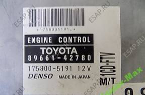 БЛОК УПРАВЛЕНИЯ , TOYOTA RAV4 89661-42780