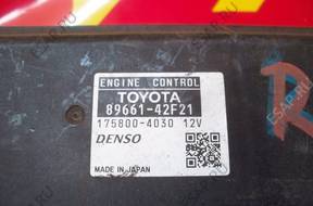 БЛОК УПРАВЛЕНИЯ toyota rav4 89661-42F21, 175800-4030