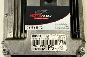 БЛОК УПРАВЛЕНИЯ TOYOTA SUBARU 0281017412 89661-52P50 P5