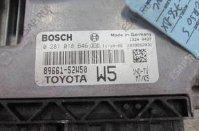 БЛОК УПРАВЛЕНИЯ   TOYOTA VERSO S 1,4 D 0281018646