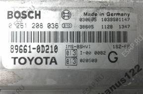 БЛОК УПРАВЛЕНИЯ TOYOTA YARIS 0261208036 89661-0D210