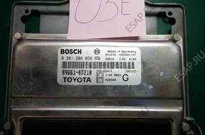 БЛОК УПРАВЛЕНИЯ TOYOTA YARIS 1.0 0261208036 89661-0D210