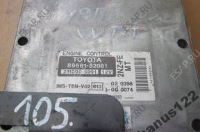 БЛОК УПРАВЛЕНИЯ TOYOTA YARIS 1.3 89661-52081 211000-5991