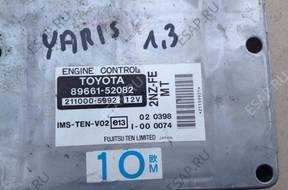 БЛОК УПРАВЛЕНИЯ TOYOTA YARIS 1.3   89661-52082