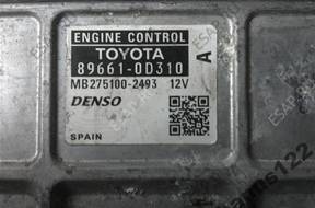 БЛОК УПРАВЛЕНИЯ TOYOTA YARIS 89661-0D310 MB275100-2493