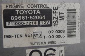 БЛОК УПРАВЛЕНИЯ TOYOTA YARIS  89661-52064