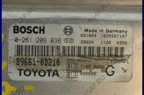 БЛОК УПРАВЛЕНИЯ TOYOTA YARIS I 1.0 0261208036 89661-0D210