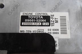 БЛОК УПРАВЛЕНИЯ = TOYOTA YARIS I / 89661-52064