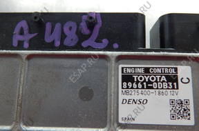 БЛОК УПРАВЛЕНИЯ TOYOTA YARIS II 1.33 ECU 89661-0DB31