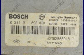 БЛОК УПРАВЛЕНИЯ TRAFIC OPEL VIVARO 2.5 DCI 0281011890