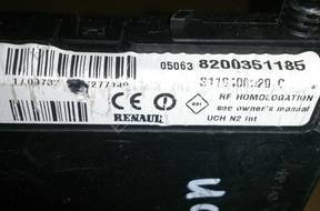 БЛОК УПРАВЛЕНИЯ UCH N2 INT. SCENIC II MEGANE II 8200351185