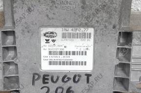 БЛОК УПРАВЛЕНИЯ УПРАВЛЕНИЕ ДВИГАТЕЛЕМ PEUGEOT 206 1,1 БЕНЗИН