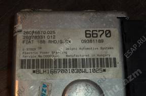 БЛОК УПРАВЛЕНИЯ УСИЛИТЕЛЯ Fiat 09381189 6670-