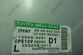 БЛОК УПРАВЛЕНИЯ УСИЛИТЕЛЯ Toyota Auris  Rav4 89650-02640