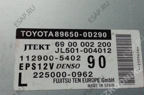 БЛОК УПРАВЛЕНИЯ УСИЛИТЕЛЯ TOYOTA YARIS -12 89650-0D290