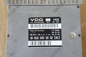 БЛОК УПРАВЛЕНИЯ   VDO 016545332 01 MERCEDES