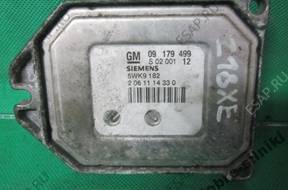 БЛОК УПРАВЛЕНИЯ   VECTRA C 1.8 16V 09179499 Z18XE
