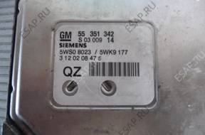 БЛОК УПРАВЛЕНИЯ Vectra Signum 55351342   5WS0 8023