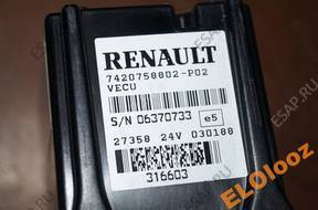 БЛОК УПРАВЛЕНИЯ VECU RENAULT DXI 7420758802 - P02