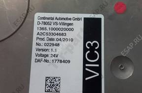 БЛОК УПРАВЛЕНИЯ   VIC3 v1.1 DAF XF105