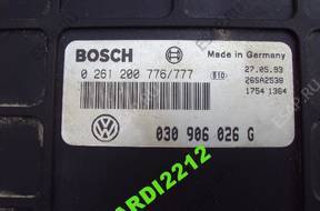 БЛОК УПРАВЛЕНИЯ VOLKSWAGEN 0261200776/777 030906026G