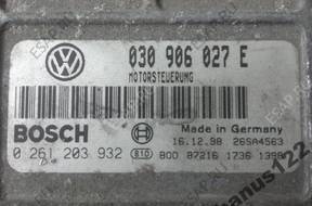 БЛОК УПРАВЛЕНИЯ VOLKSWAGEN 1.0 AER 0261203932 030906027E