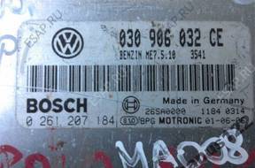 БЛОК УПРАВЛЕНИЯ VOLKSWAGEN 1.0 AUC 0261207184 030906032CE