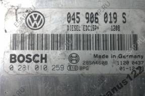 БЛОК УПРАВЛЕНИЯ VOLKSWAGEN 1.4 AMF 0281010259 045906019S