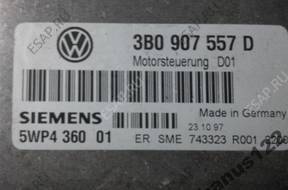 БЛОК УПРАВЛЕНИЯ VOLKSWAGEN 1.6 AHL 5WP4360 3B0907557D