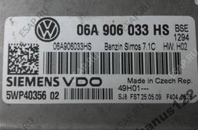 БЛОК УПРАВЛЕНИЯ VOLKSWAGEN 1.6 BSE 5WP4035602 06A906033HS