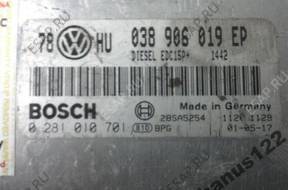 БЛОК УПРАВЛЕНИЯ VOLKSWAGEN 1.9 AVF 0281010701 038906019EP