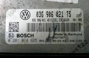 БЛОК УПРАВЛЕНИЯ VOLKSWAGEN 1.9 TDI 0281014625 03G906021TS