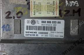 БЛОК УПРАВЛЕНИЯ VOLKSWAGEN 2.0 AZM 5WP40109 06B906033AA