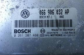 БЛОК УПРАВЛЕНИЯ VOLKSWAGEN 2.3 AQN 066906032AP 0261207480