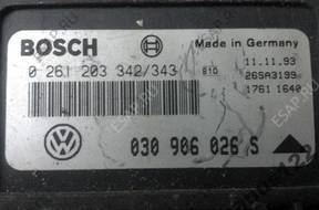 БЛОК УПРАВЛЕНИЯ VOLKSWAGEN AAU 0261203342/343 030906026S