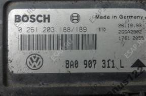 БЛОК УПРАВЛЕНИЯ VOLKSWAGEN ABS 0261203188/189 8A0907311L