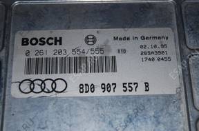 БЛОК УПРАВЛЕНИЯ VOLKSWAGEN AUDI 0261203554/555 8D0907557B