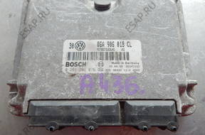 БЛОК УПРАВЛЕНИЯ VOLKSWAGEN ECU 0261206076 06A906018CL