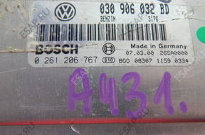 БЛОК УПРАВЛЕНИЯ VOLKSWAGEN ECU 0261206767 030906032BD