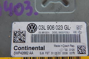 БЛОК УПРАВЛЕНИЯ VOLKSWAGEN ECU 03L906023GL 5WP42662AA